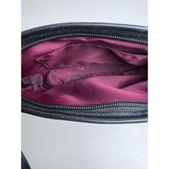 Coach Black Logo Small Canvas Wristlet - Picture 10 of 11